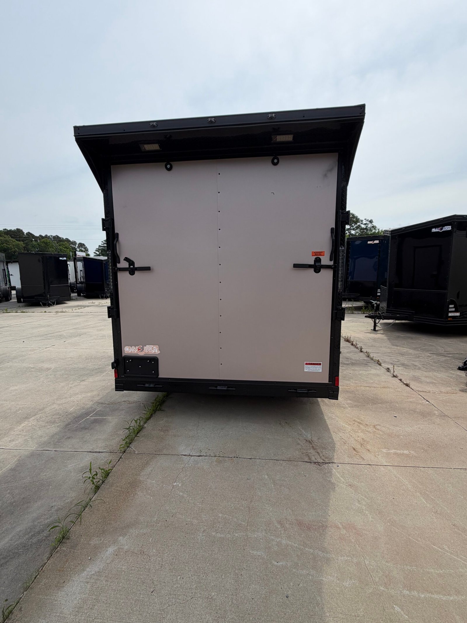 7×12 Enclosed Cargo Trailer for Sale – Rose Metallic | 7