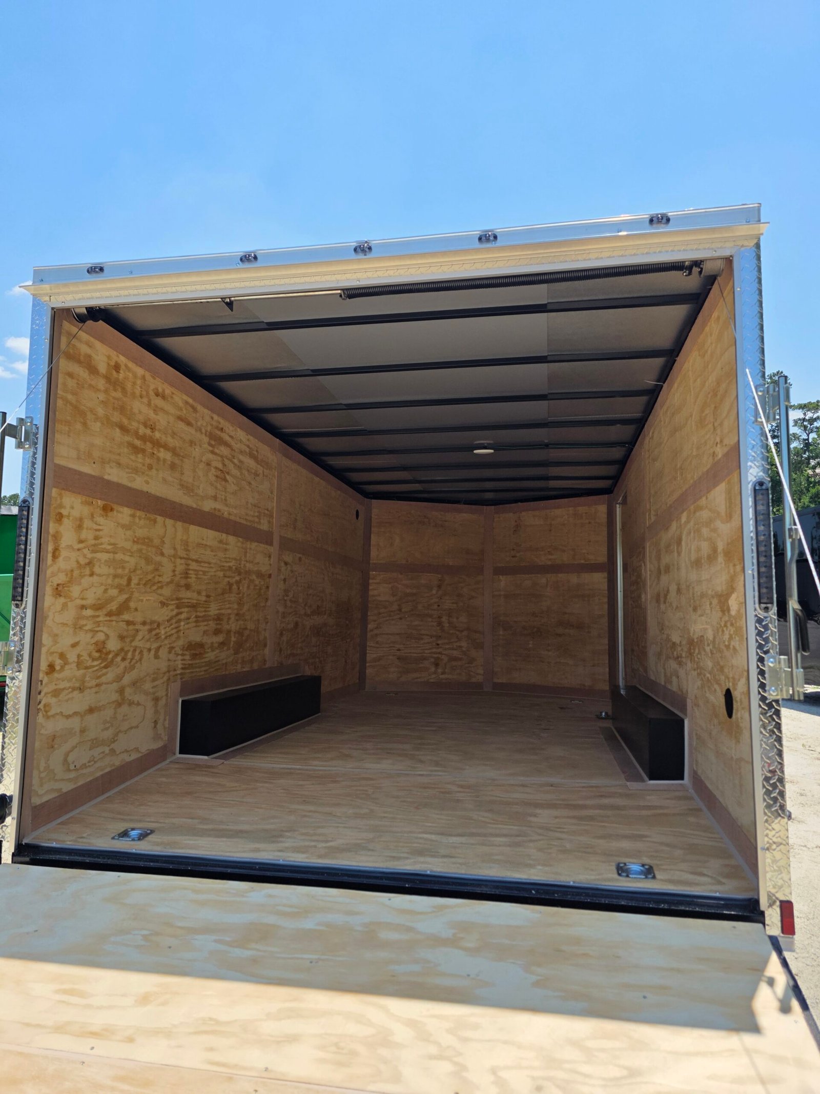 8.5×16 Enclosed Car Hauler for Sale – Black | 6