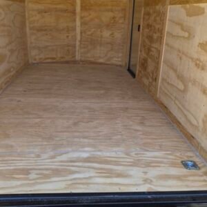 7×14 Enclosed Cargo Trailer for Sale – Charcoal Gray | 7' Interior | Rear Ramp | 3500 lb Axles - Image 5