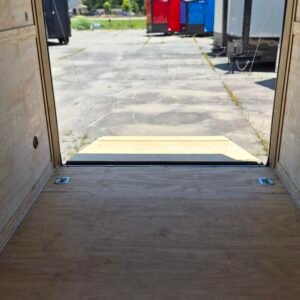 7×14 Enclosed Cargo Trailer for Sale – Charcoal Gray | 7' Interior | Rear Ramp | 3500 lb Axles - Image 6