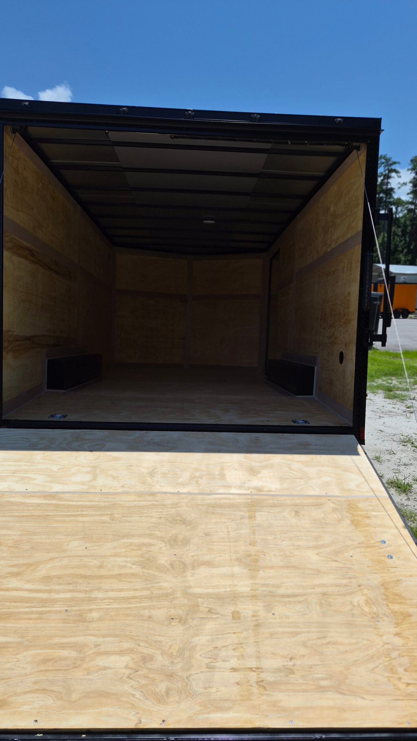 8.5×16 Enclosed Car Hauler for Sale – Black | 6