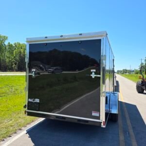 7×16 Enclosed Cargo Trailer for Sale – Black | 6'6" Interior | 3500 lb Axles - Image 3