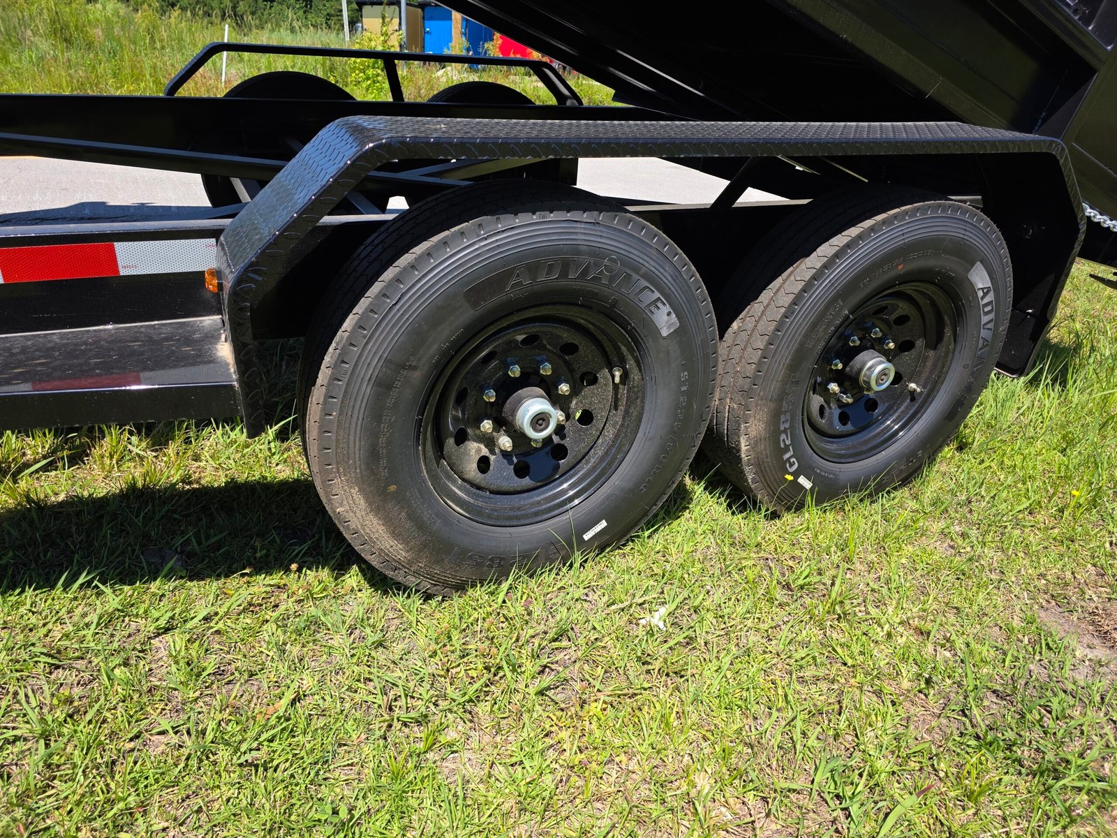 7×14 Dump Trailer for Sale – Black | 2