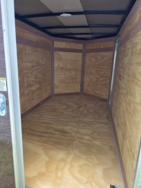 5×8 Brown Cargo Trailer | Double Rear Doors | 2990 lb Axles | 5' Interior
