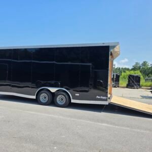8.5×20 Car Hauler Trailer - Black | 7'6" Interior | 5200 lb Axles | Extended Tongue - Image 5