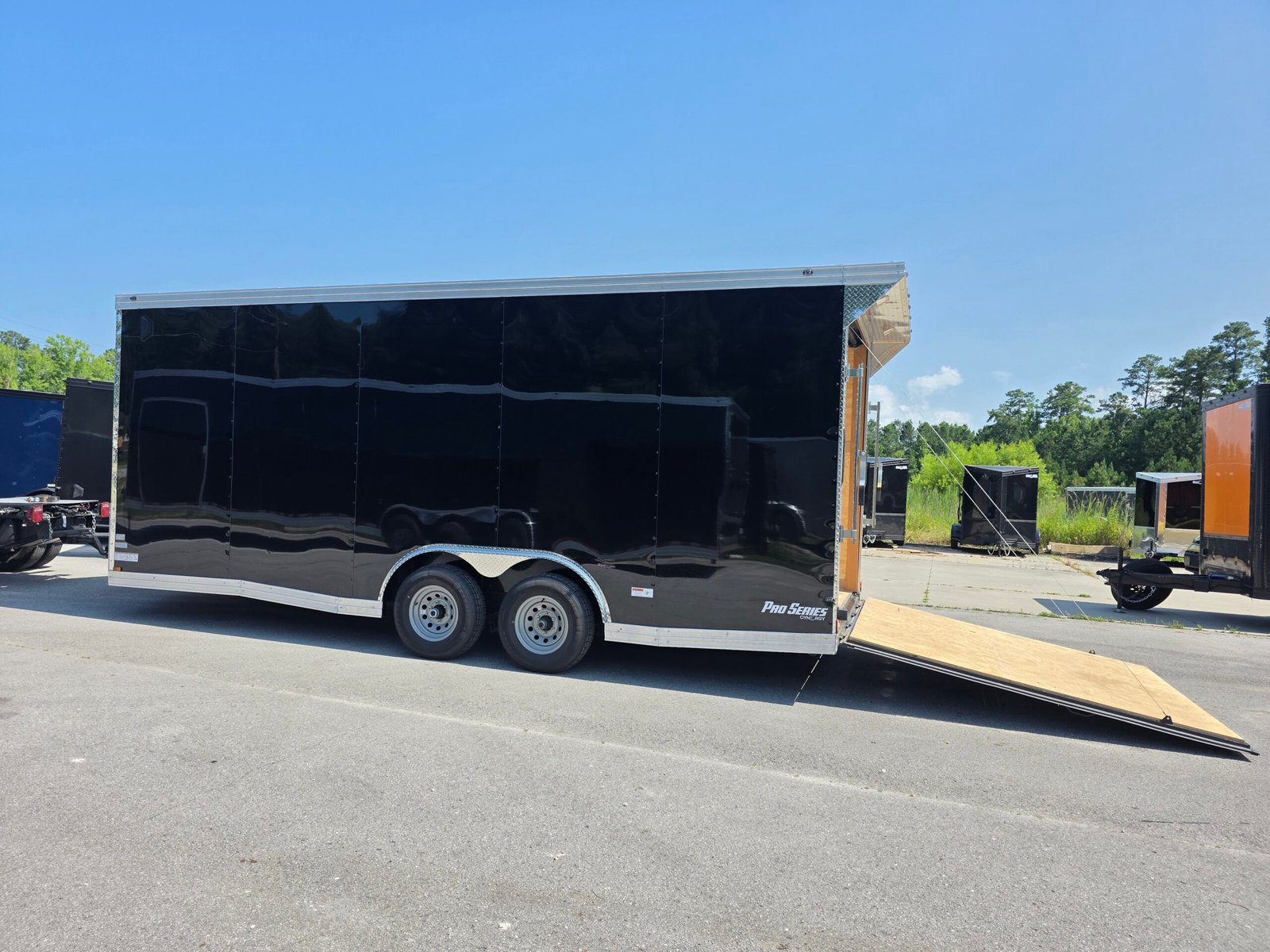 8.5×20 Car Hauler Trailer - Black | 7