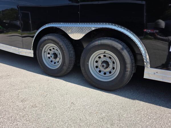 8.5×20 Car Hauler Trailer - Black | 7'6" Interior | 5200 lb Axles | Extended Tongue