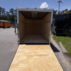 6×10 Enclosed Cargo Trailer for Sale – Charcoal Gray | 6' Interior | Utility Trailer - Image 5