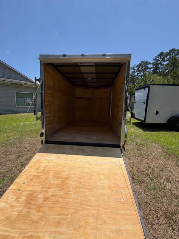 6×10 Enclosed Cargo Trailer for Sale – Black | 6' Interior | Utility & Equipment Trailer