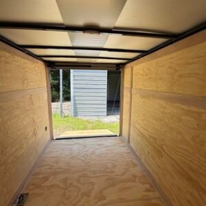 6×10 Enclosed Cargo Trailer for Sale – Black | 6' Interior | Utility & Equipment Trailer - Image 7