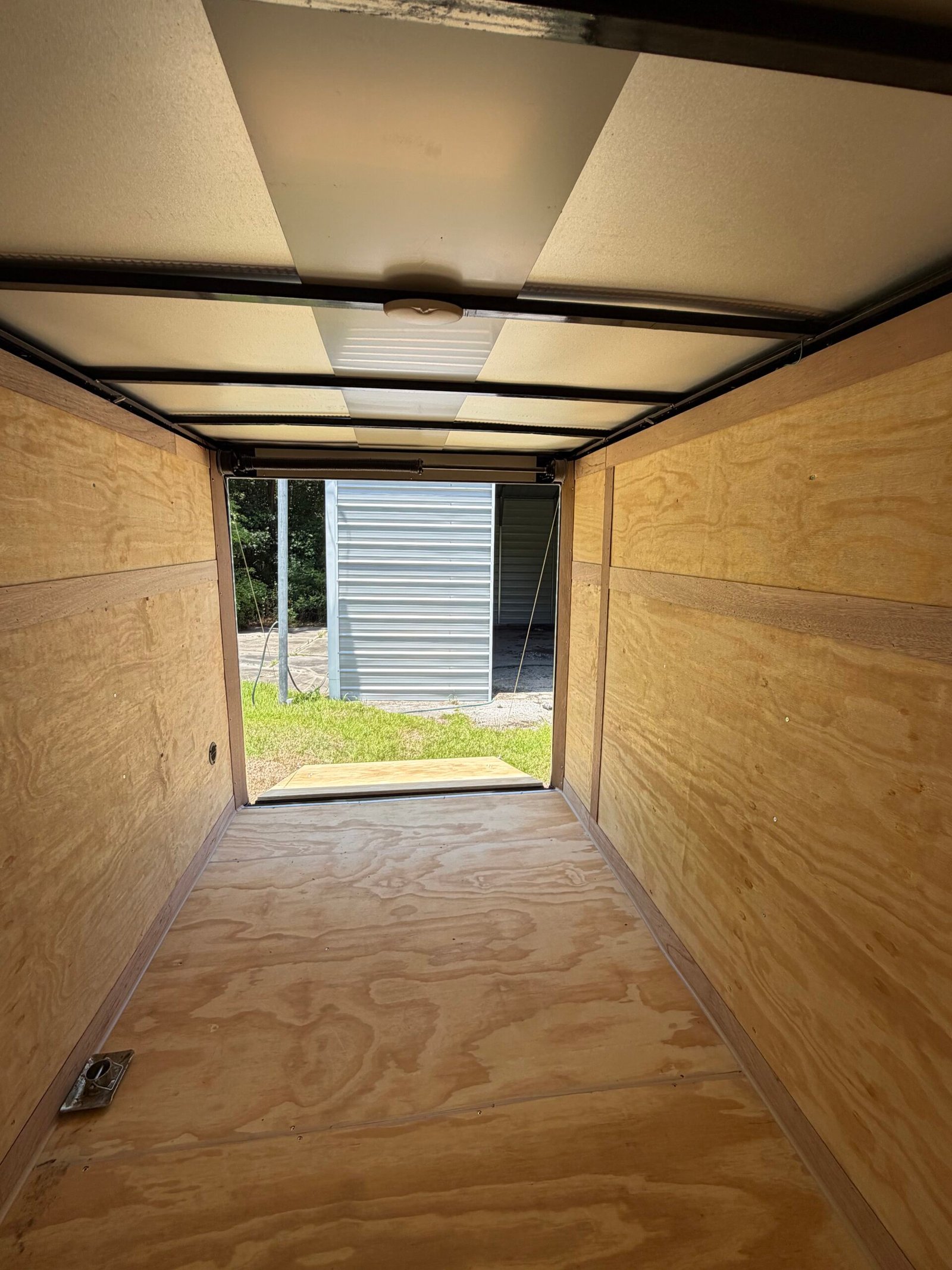 6×10 Enclosed Cargo Trailer for Sale – Black | 6