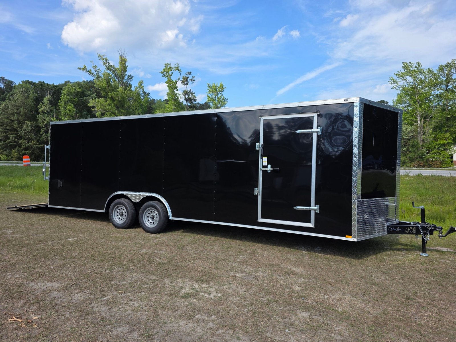 8.5×24 Enclosed Car Hauler for Sale – Black | 6