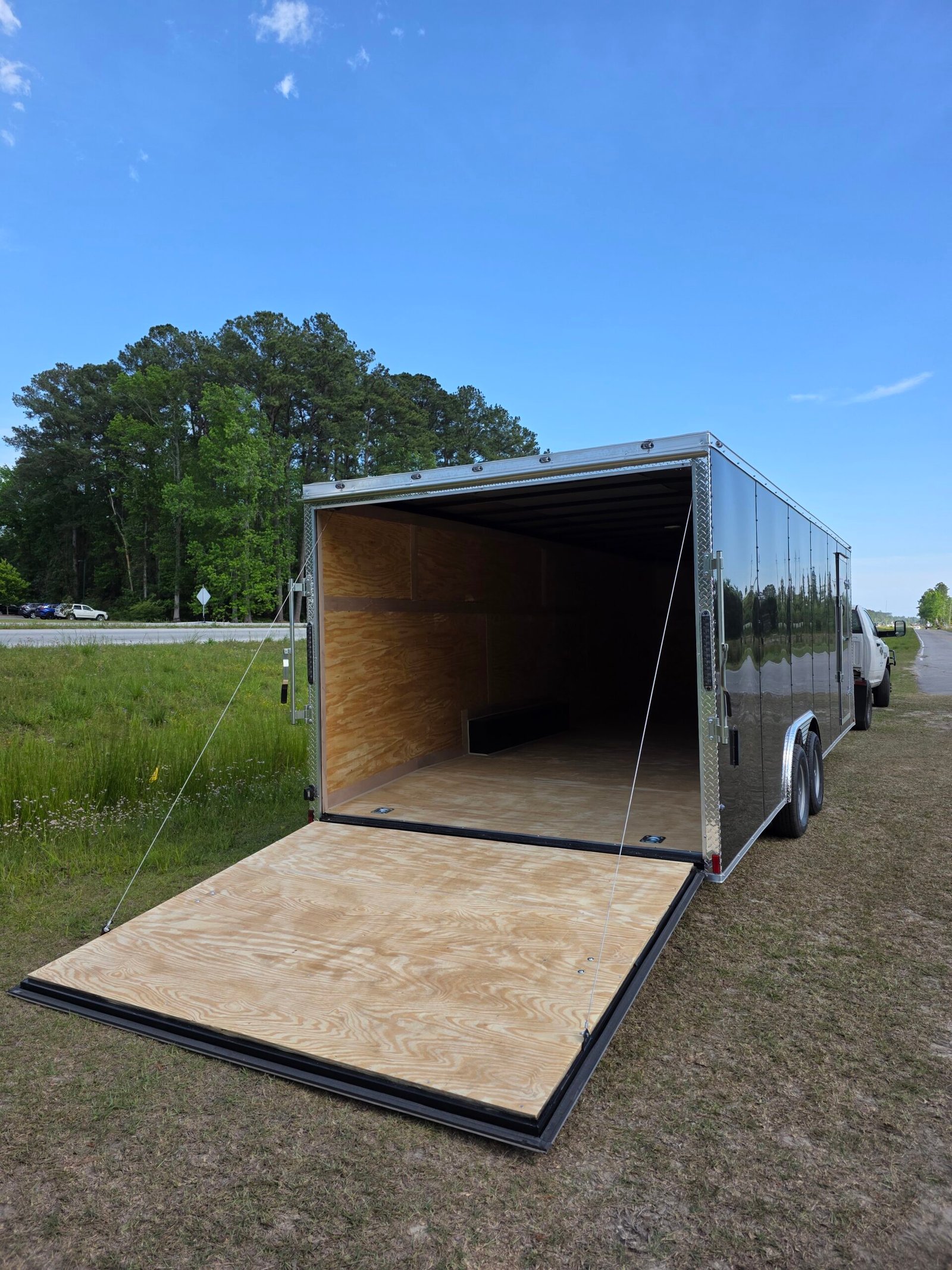 8.5×24 Enclosed Car Hauler for Sale – Black | 6