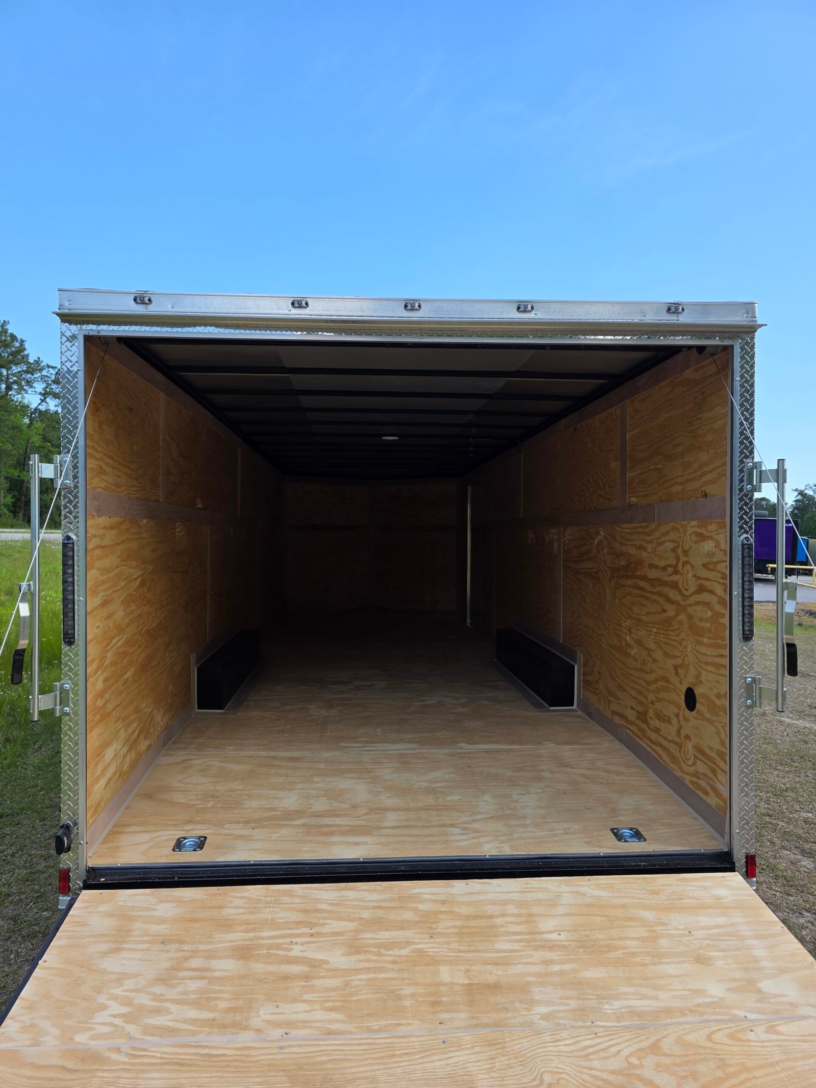 8.5×24 Enclosed Car Hauler for Sale – Black | 6