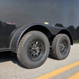 7×16 Enclosed Cargo Trailer for Sale – Black | 6'6" Interior | 3500 lb Axles | Utility Trailer - Image 3