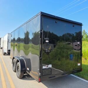 7×16 Enclosed Cargo Trailer for Sale – Black | 6'6" Interior | 3500 lb Axles | Utility Trailer - Image 4