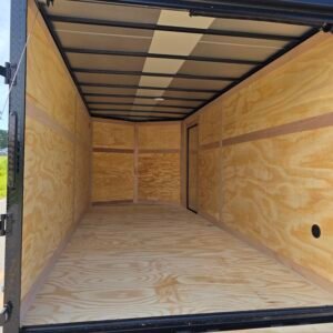 7×16 Enclosed Cargo Trailer for Sale – Black | 6'6" Interior | 3500 lb Axles | Utility Trailer - Image 6
