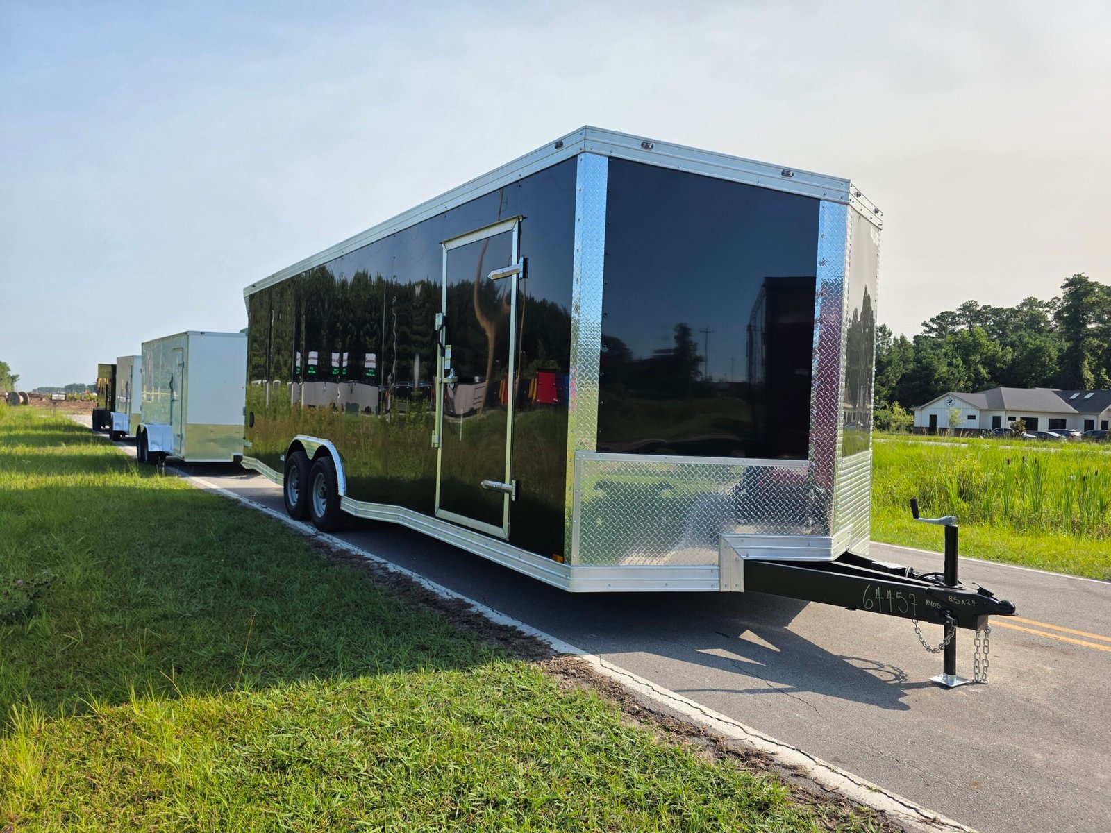8.5×24 Enclosed Car Hauler for Sale – Black | 7
