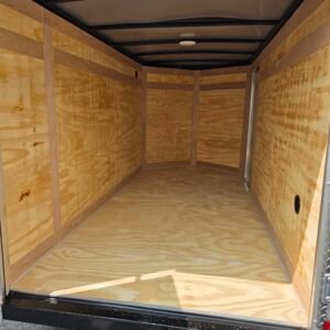 5×10 Enclosed Cargo Trailer for Sale – Desert Rose | Ramp Door | 2990 lb Axles | 5' Interior - Image 4