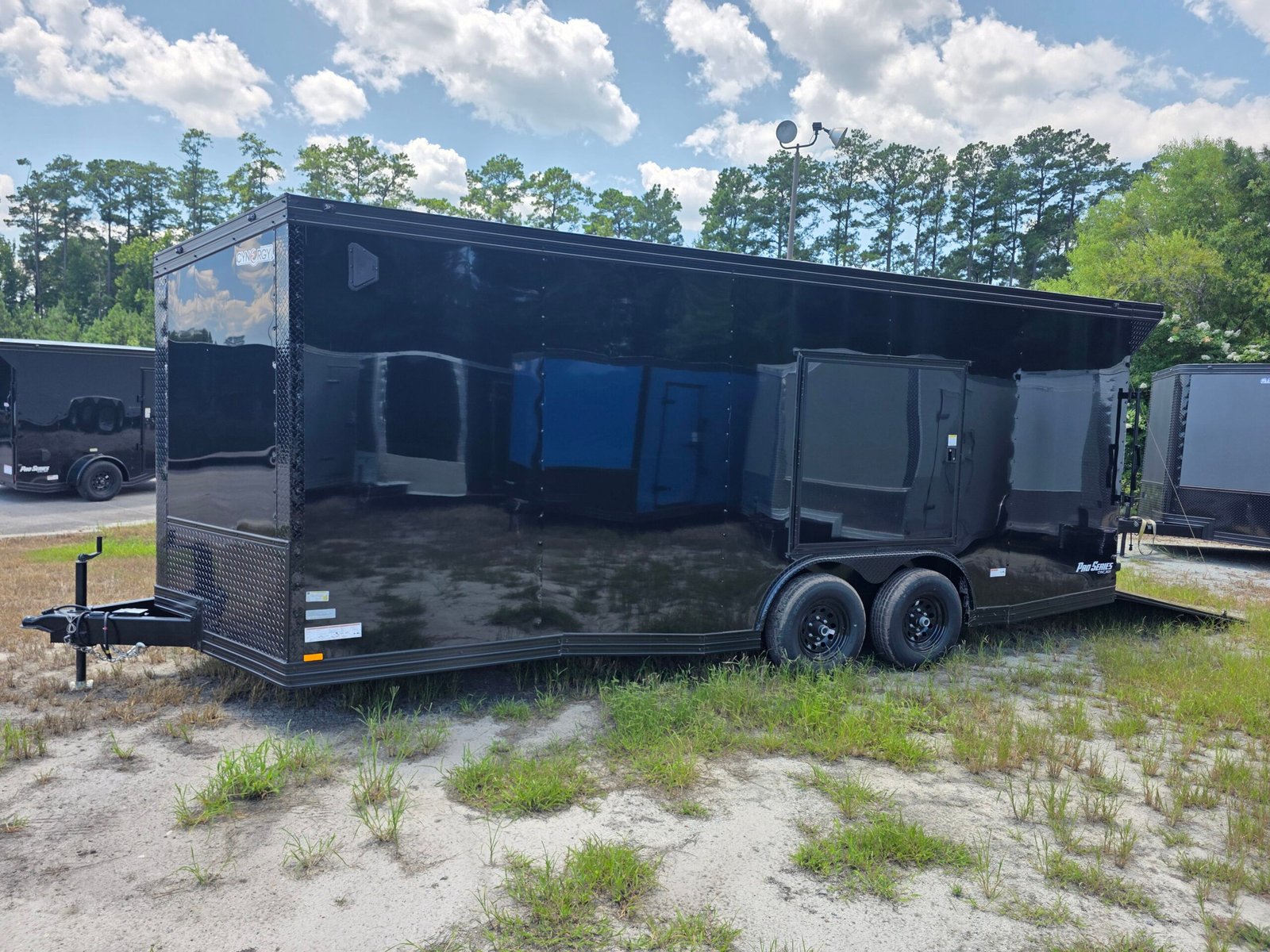 8.5×20 Enclosed Car Hauler for Sale – Black | 7