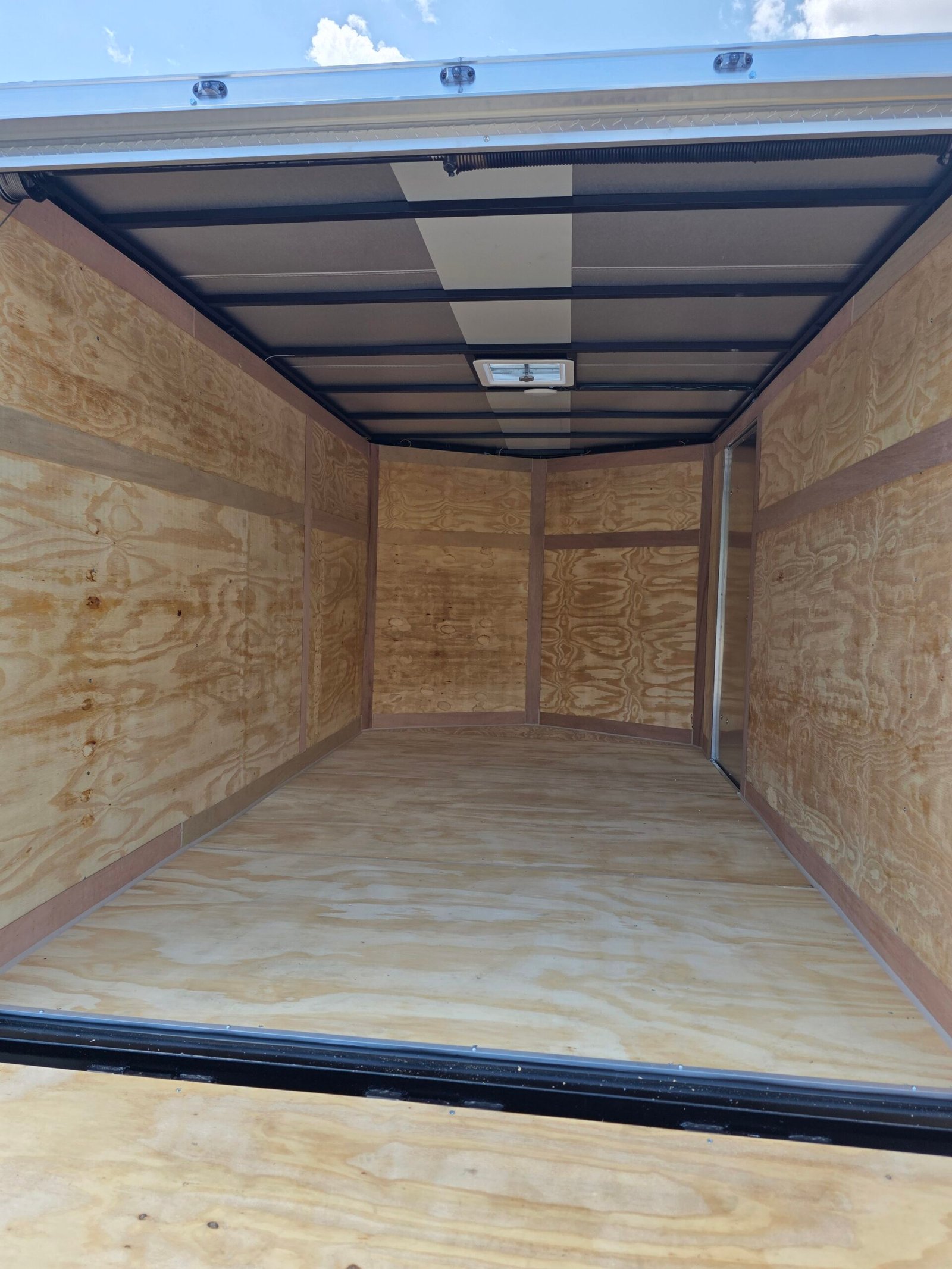 7×12 Enclosed Cargo Trailer for Sale – Charcoal Gray | 6