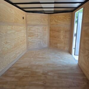 7×16 Enclosed Cargo Trailer for Sale – Charcoal Gray | 6' Interior | Utility & Equipment Trailer - Image 5