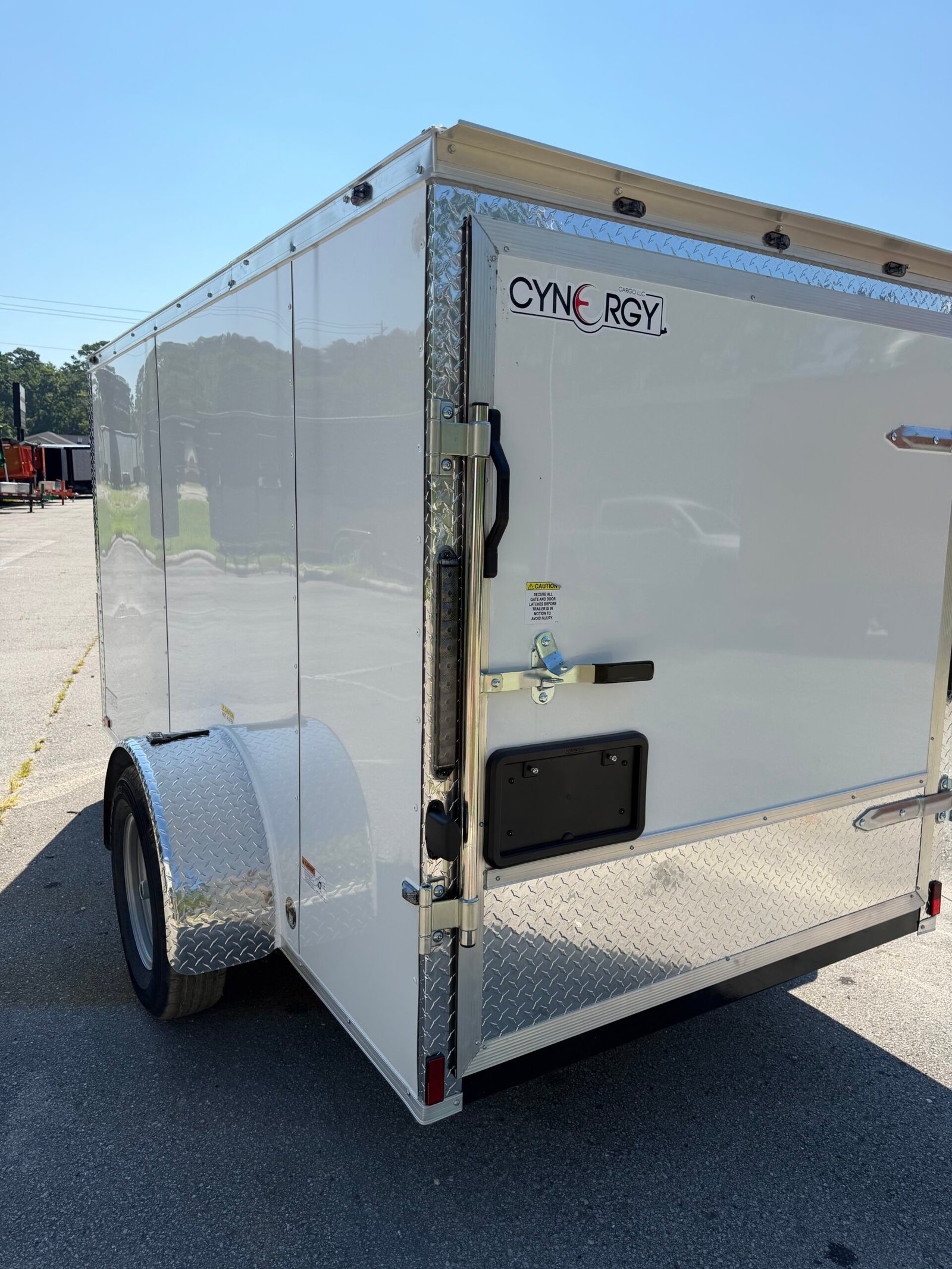5×10 Enclosed Cargo Trailer for Sale – White | 5