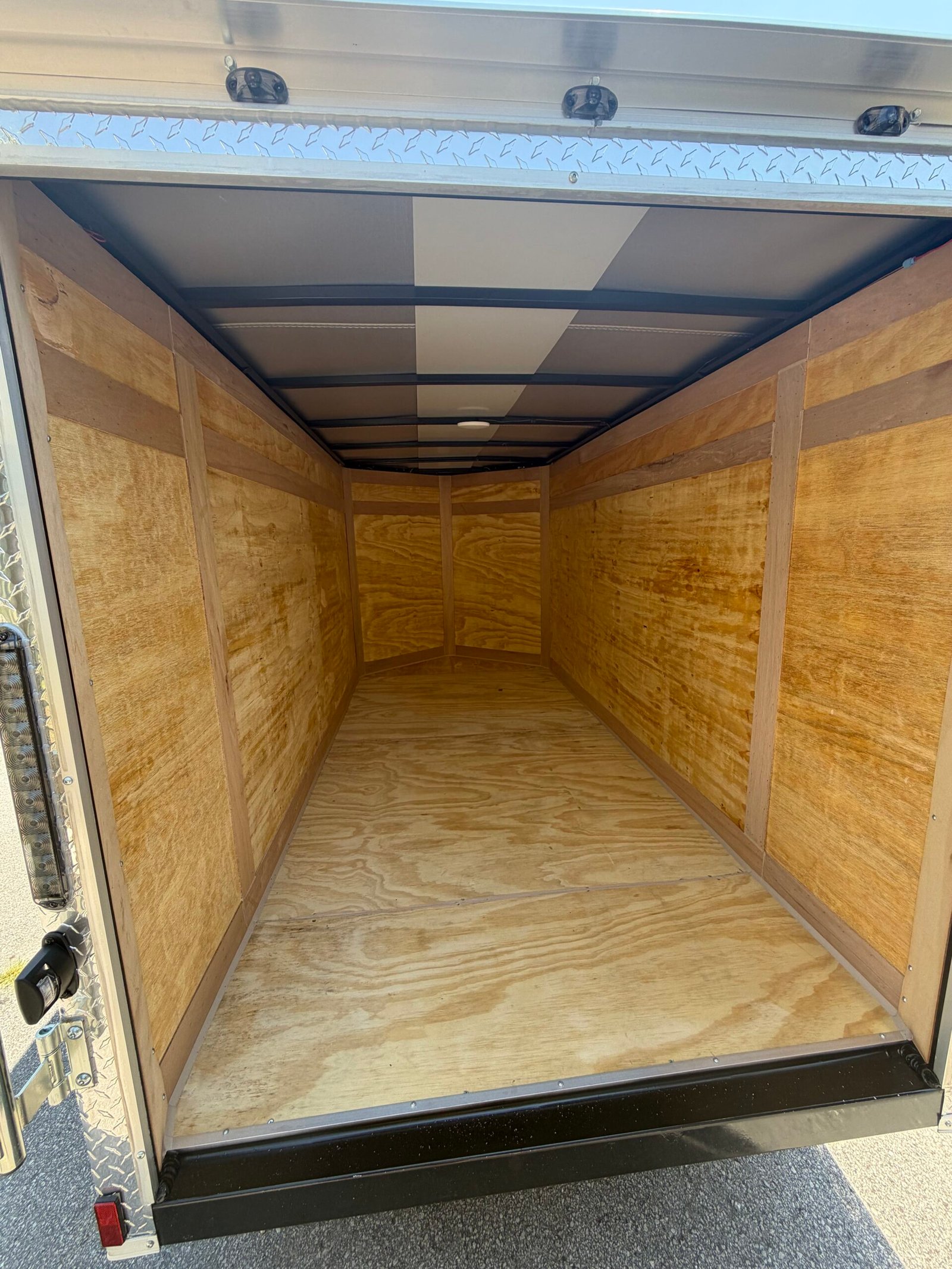 5×10 Enclosed Cargo Trailer for Sale – White | 5